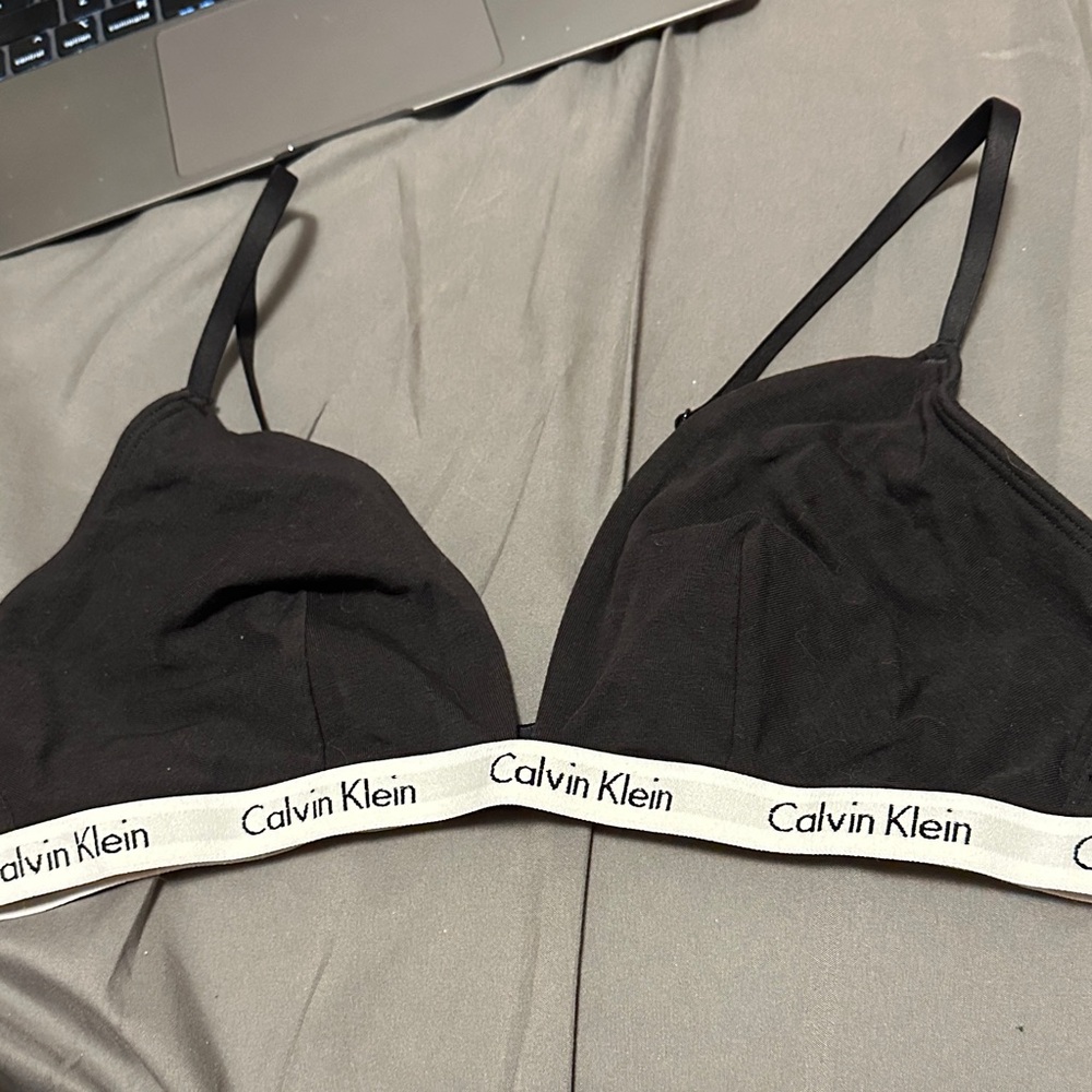Calvin Klein Black and White Bralette
